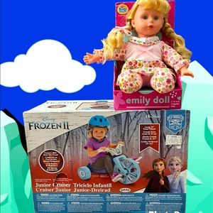 Frozen Big wheel with ✨BONUS✨ baby for the passenger seat! With original box!
